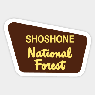 Shoshone National Forest Sticker